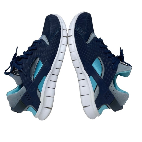 Nike Huarache Free Run Midnight Navy Sneakers Size 10 510801 444 | - Picture 4 of 13